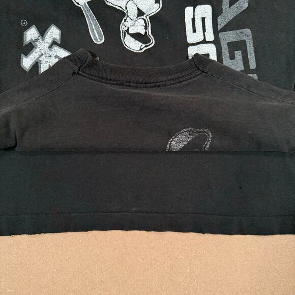 Vintage 90s Chicago White Sox Sleeveless Shirt Black Distressed Majestic MLB - Picture 7 of 8